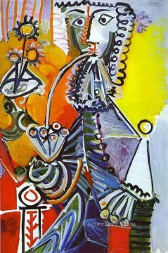 Caballero con pipa 1968 Pablo Picasso Pinturas al óleo